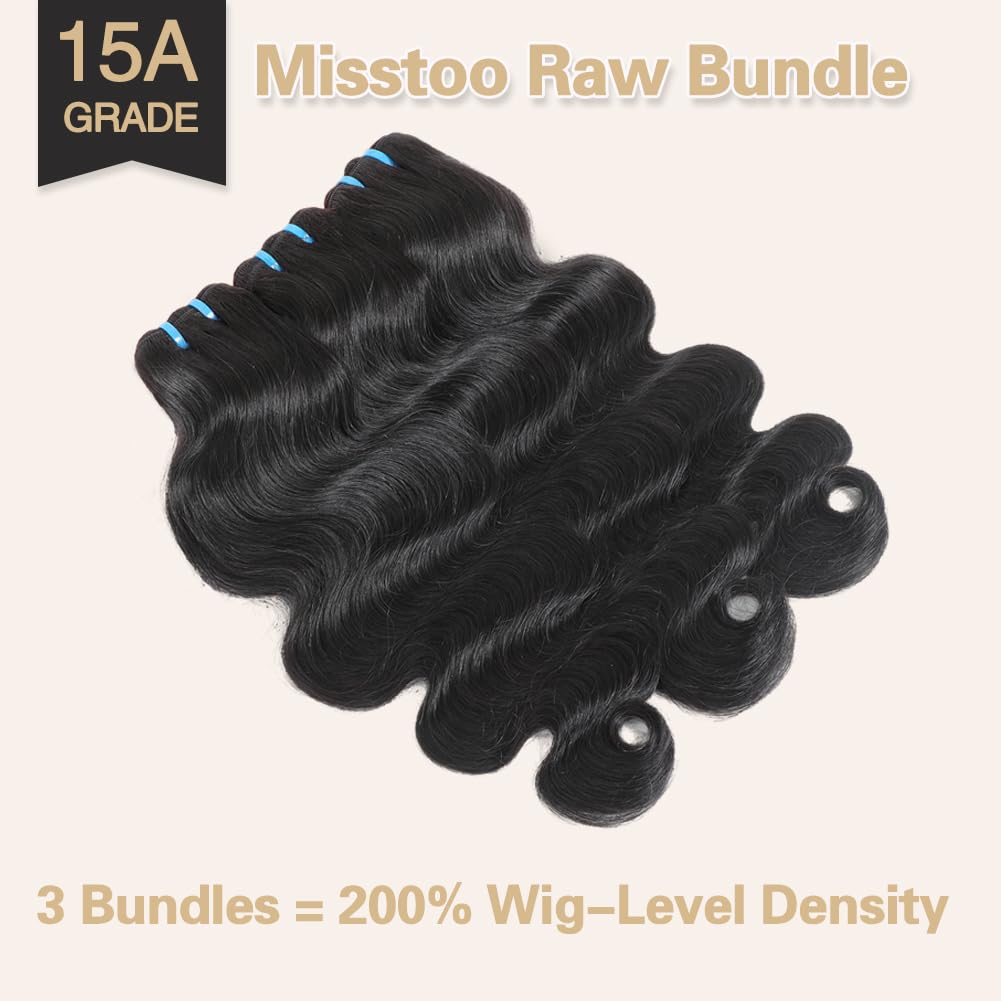 Body Wave Human Hair 3 Bundles Natural Black hair