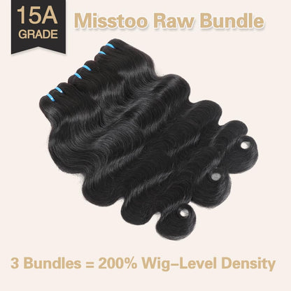 Body Wave Human Hair 3 Bundles Natural Black hair