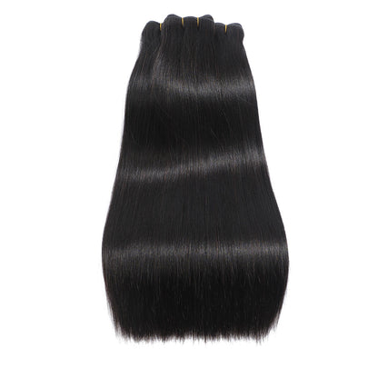 Straight Human Hair 3 Bundles Natural Black hair