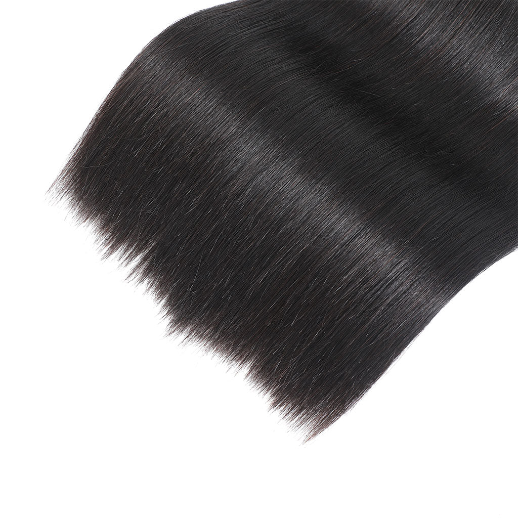 Straight Human Hair 3 Bundles Natural Black hair