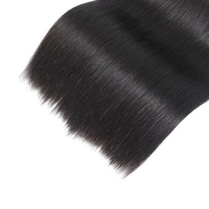 Straight Human Hair 3 Bundles Natural Black hair